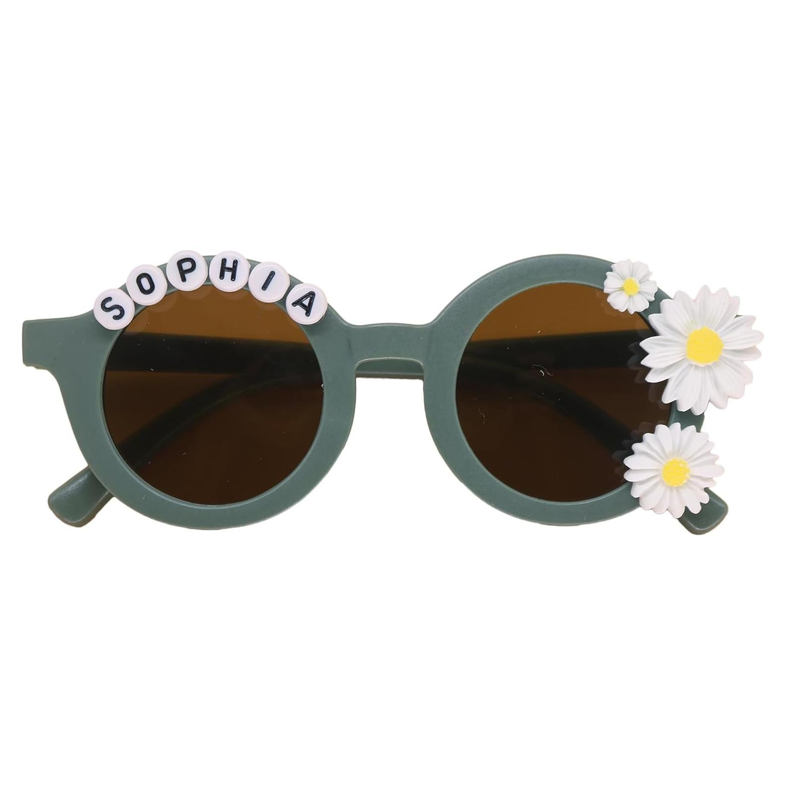Gafas de Sol Personalizadas Deneo con Flor Margarita para Niños