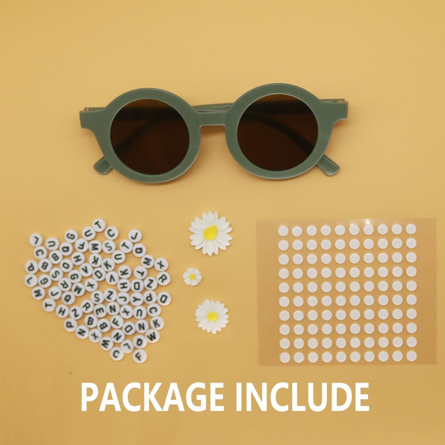 Gafas de Sol Personalizadas Deneo con Flor Margarita para Niños