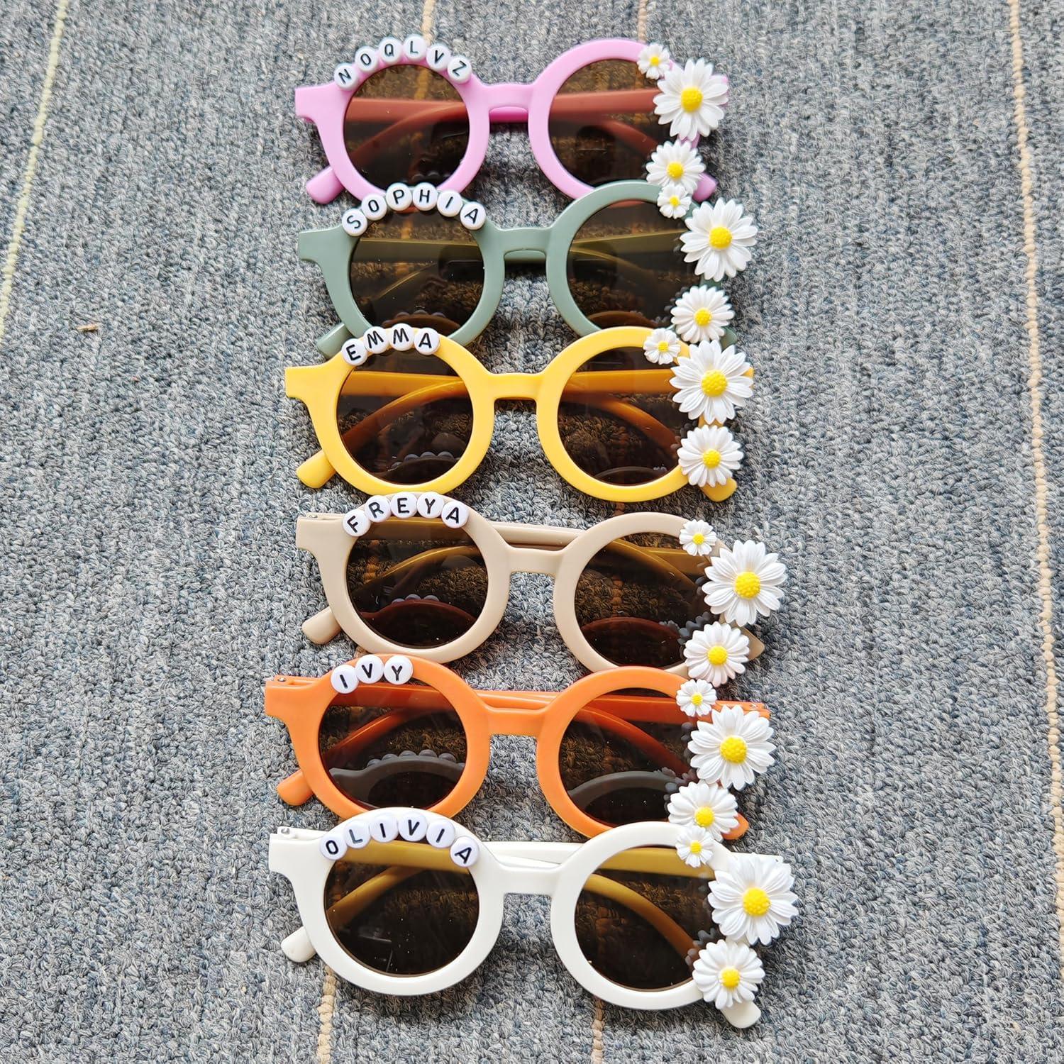 Gafas de Sol Personalizadas Deneo con Flor Margarita para Niños