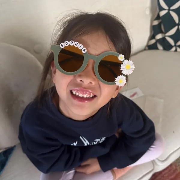 Gafas de Sol Personalizadas Deneo con Flor Margarita para Niños