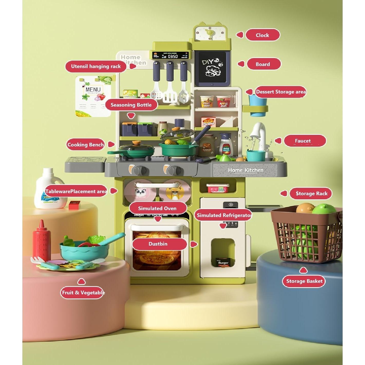 Juego de Cocina Electrónico Serena&Jewel con Luz y Sonido