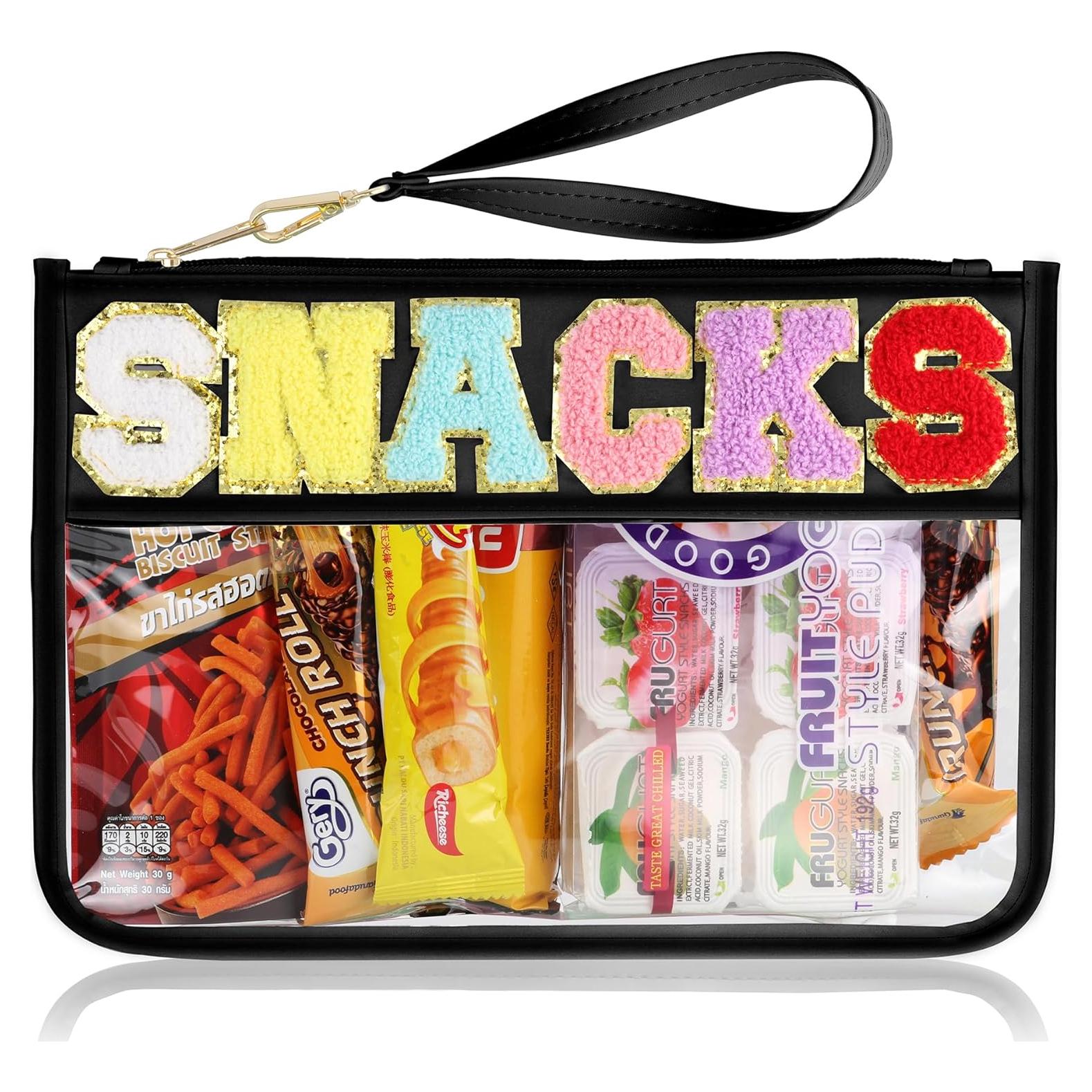 Bolsa de Snack y Maquillaje Impermeable TESAFNG Negra 31x21.5 cm