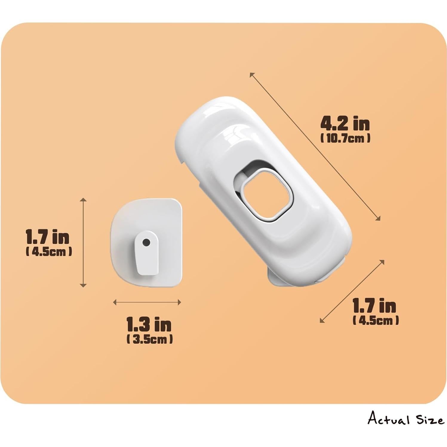 Cerradura de Seguridad Adhesiva Dewny SL010 para Niños y Mascotas