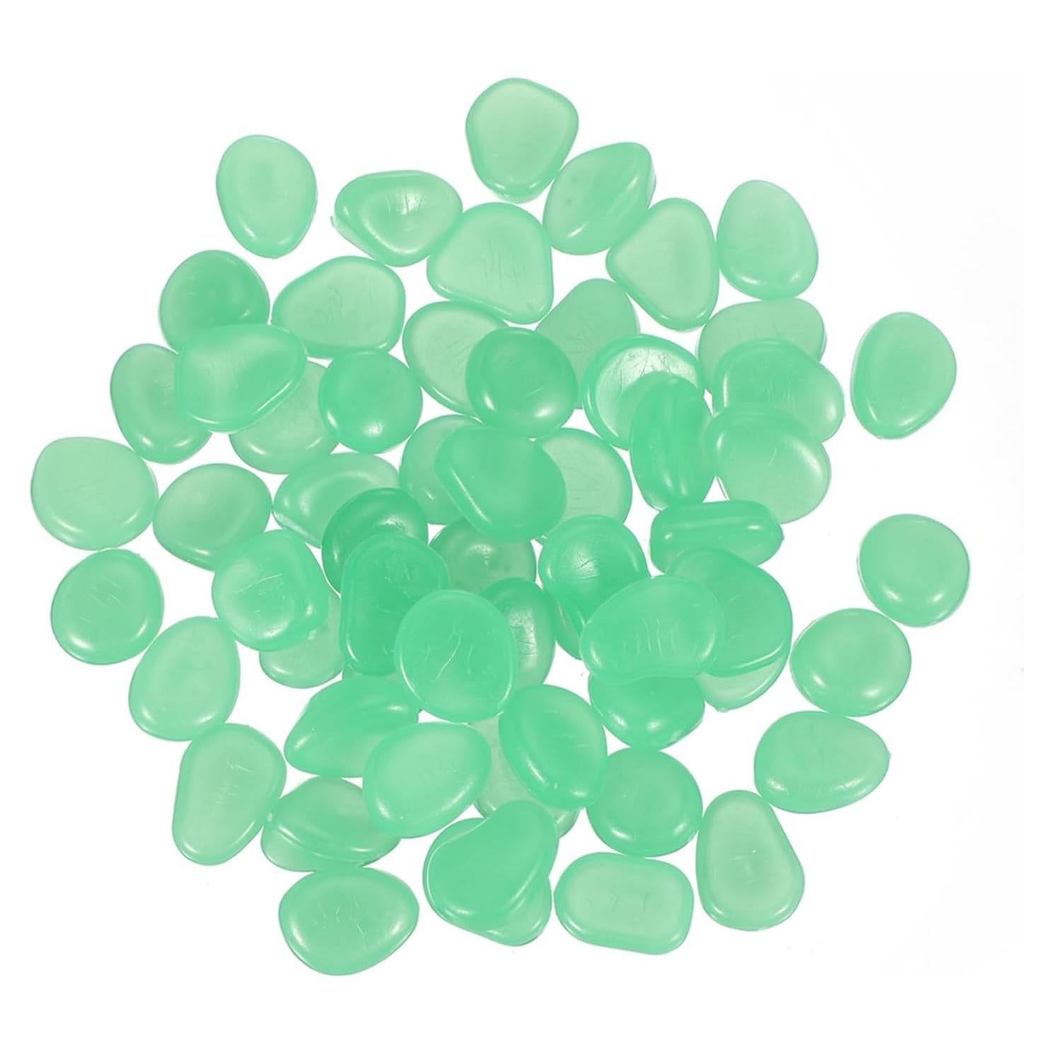 Piedras Brillantes PATIKIL 100 Pcs Cian para Jardín y Acuarios