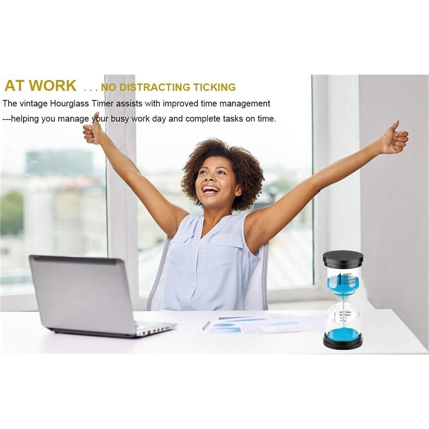 Reloj de Arena 1 Minuto SuLiao Azul para Niños y Cocina