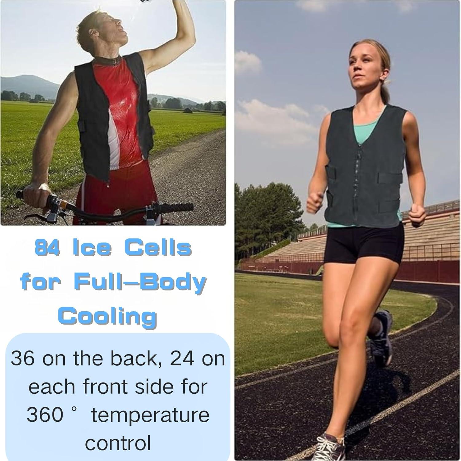 Chaleco Refrigerante MR.ICE Unisex - 84 Celdas de Hielo