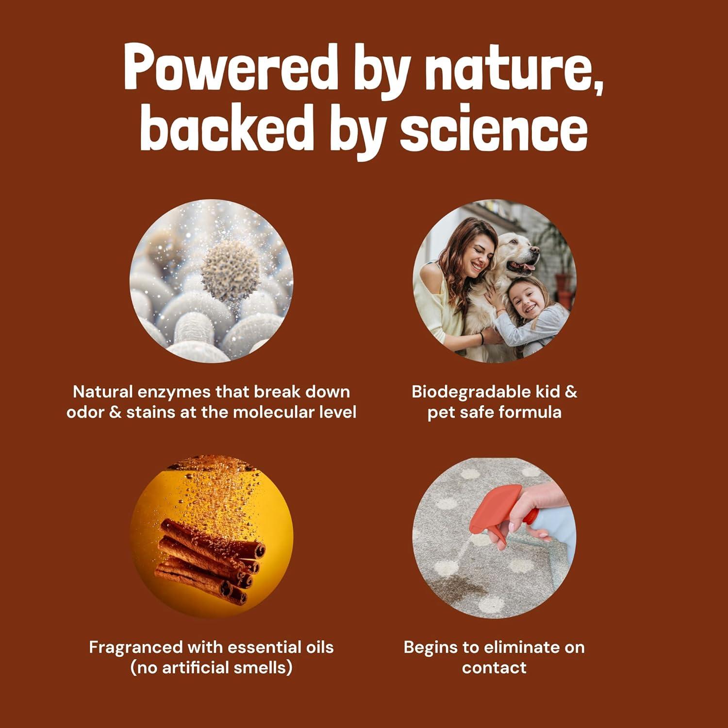 Limpiador Enzimático para Mascotas Sunny & Honey 946 ml - Especias de Otoño