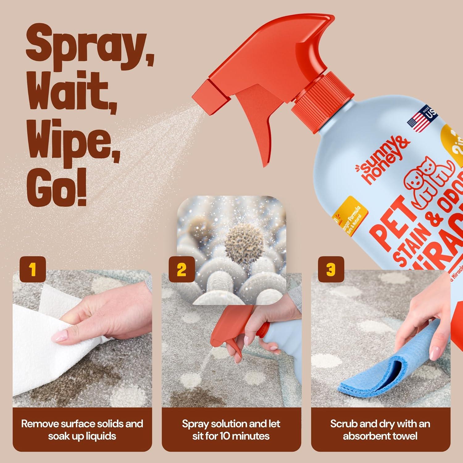 Limpiador Enzimático para Mascotas Sunny & Honey 946 ml - Especias de Otoño