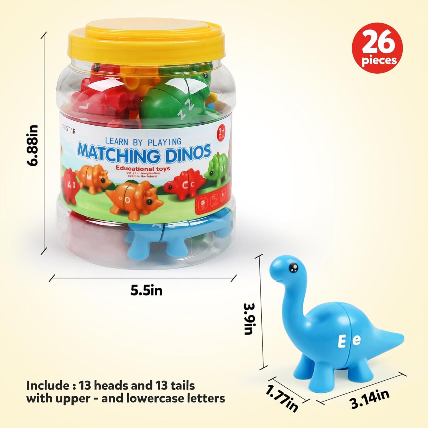 Juego Educativo Dinosaurios Alfabeto TSYAN 13 Piezas 3-6 Años