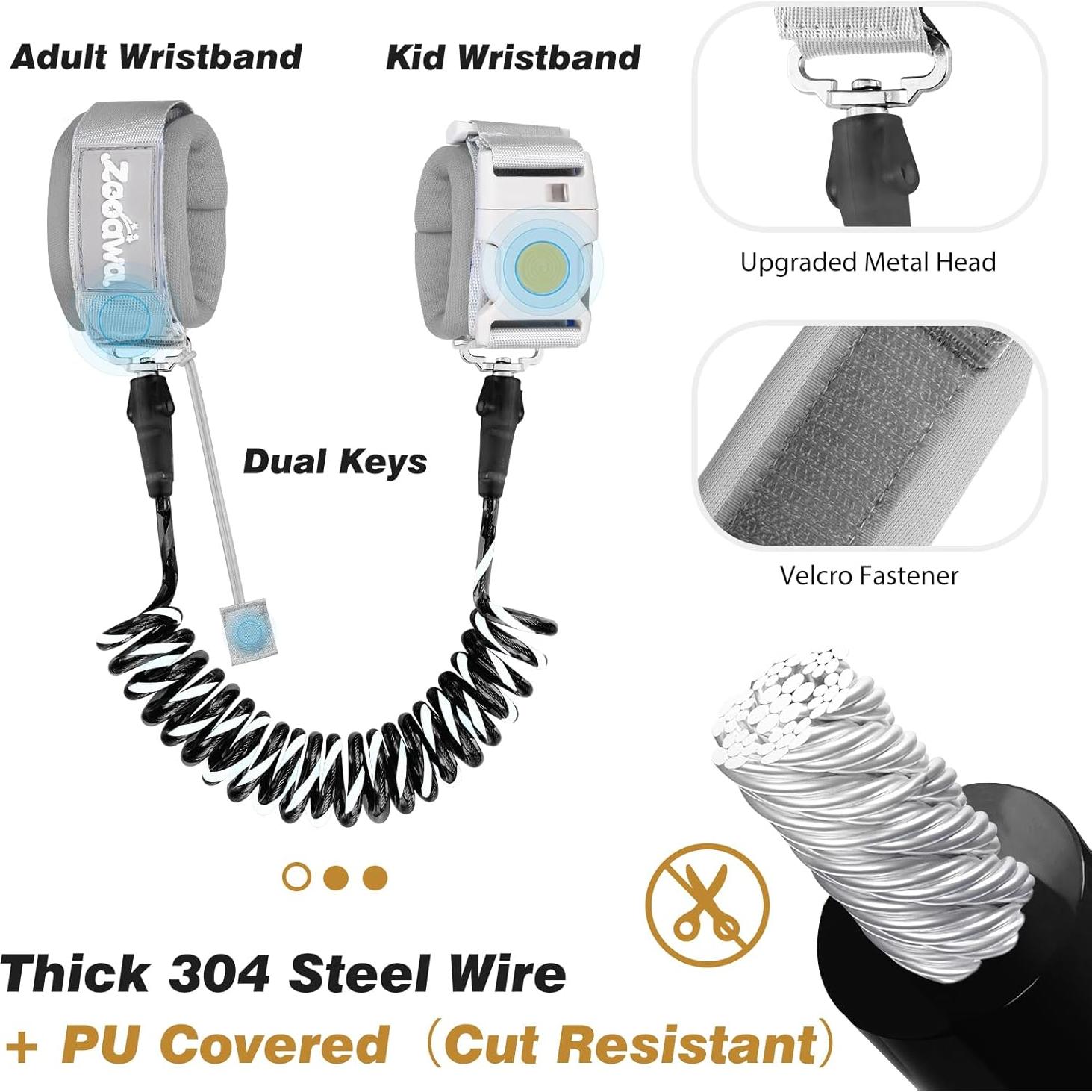 Arnés de Seguridad para Niños Zooawa 2Pack Correa Reflectante