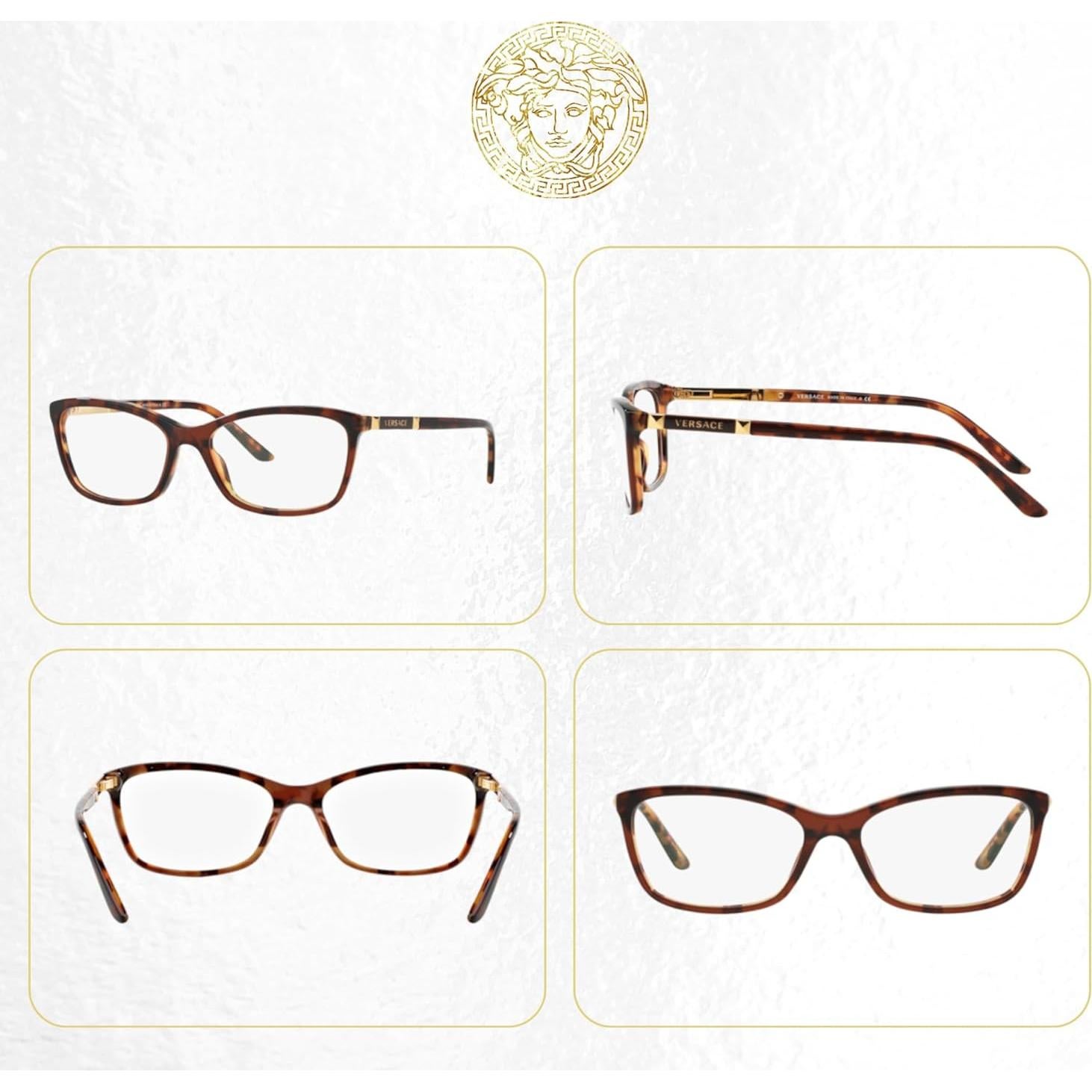 Gafas de sol Cateye Versace VE3186 para mujeres + Kit de cuidado