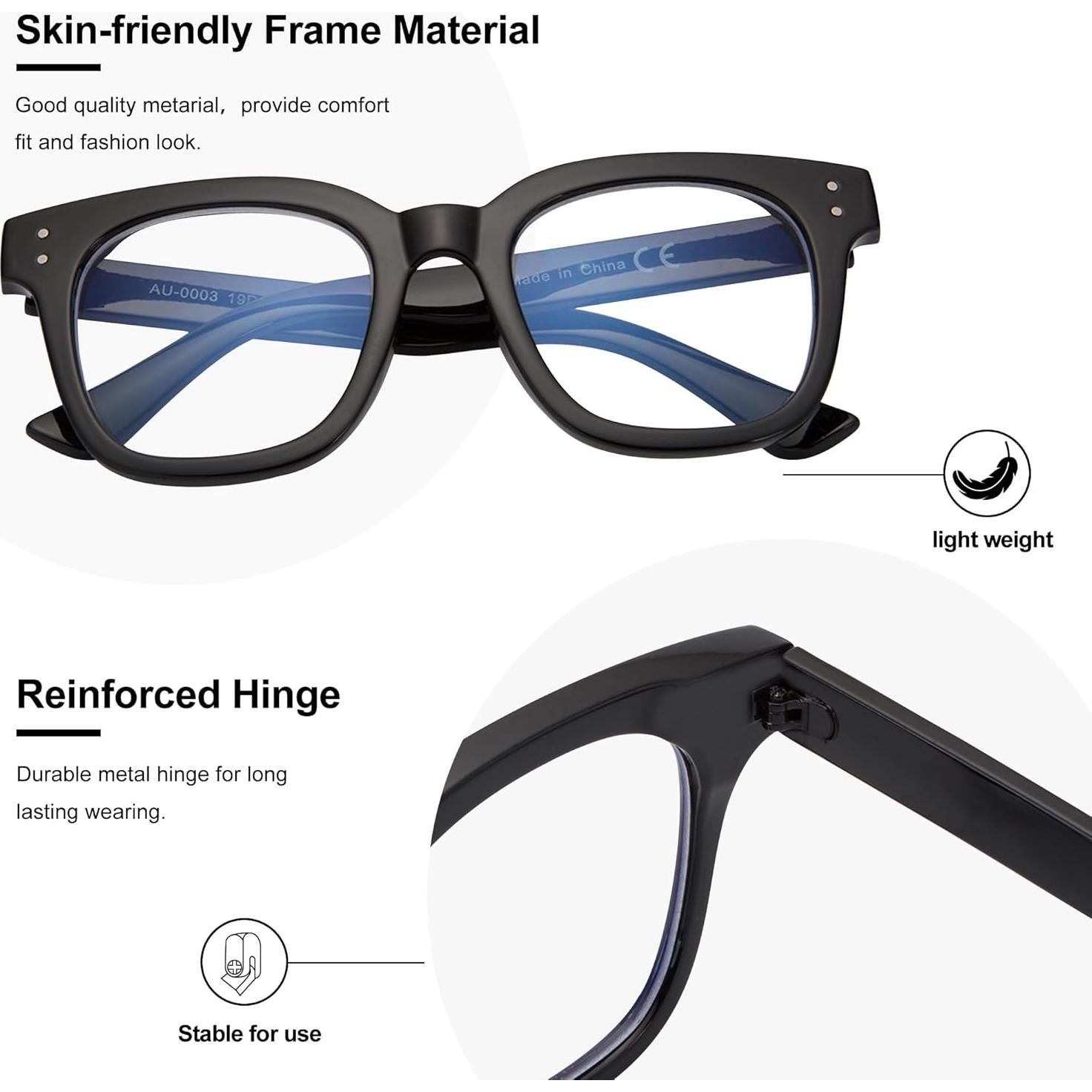 Gafas de Bloqueo de Luz Azul Madison Avenue Grandes para Mujeres