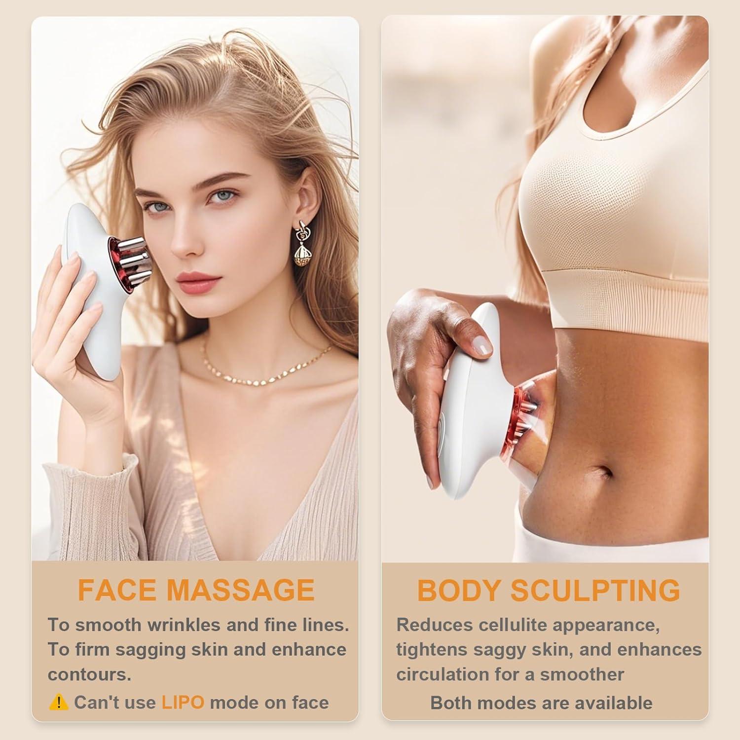 Masajeador Eléctrico Portátil MASIKETEC para Cuerpo - Blanco