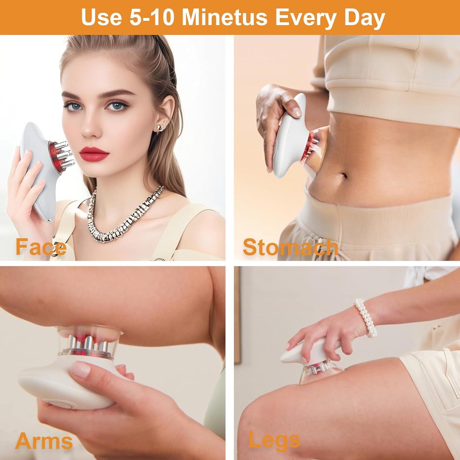 Masajeador Eléctrico Portátil MASIKETEC para Cuerpo - Blanco