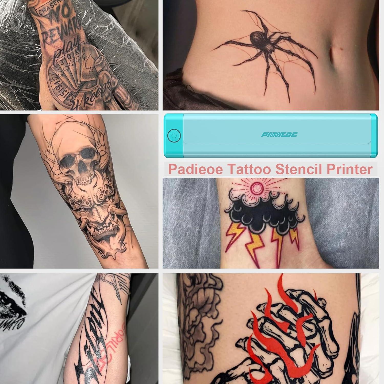 Impresora Térmica Inalámbrica de Tatuajes Padieoe 2000mAh