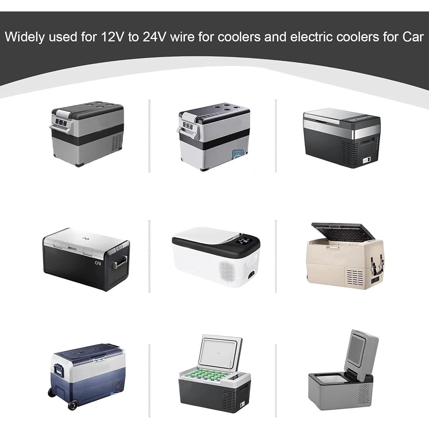 Cable de Alimentación 12V FITE ON para Refrigerador Portátil