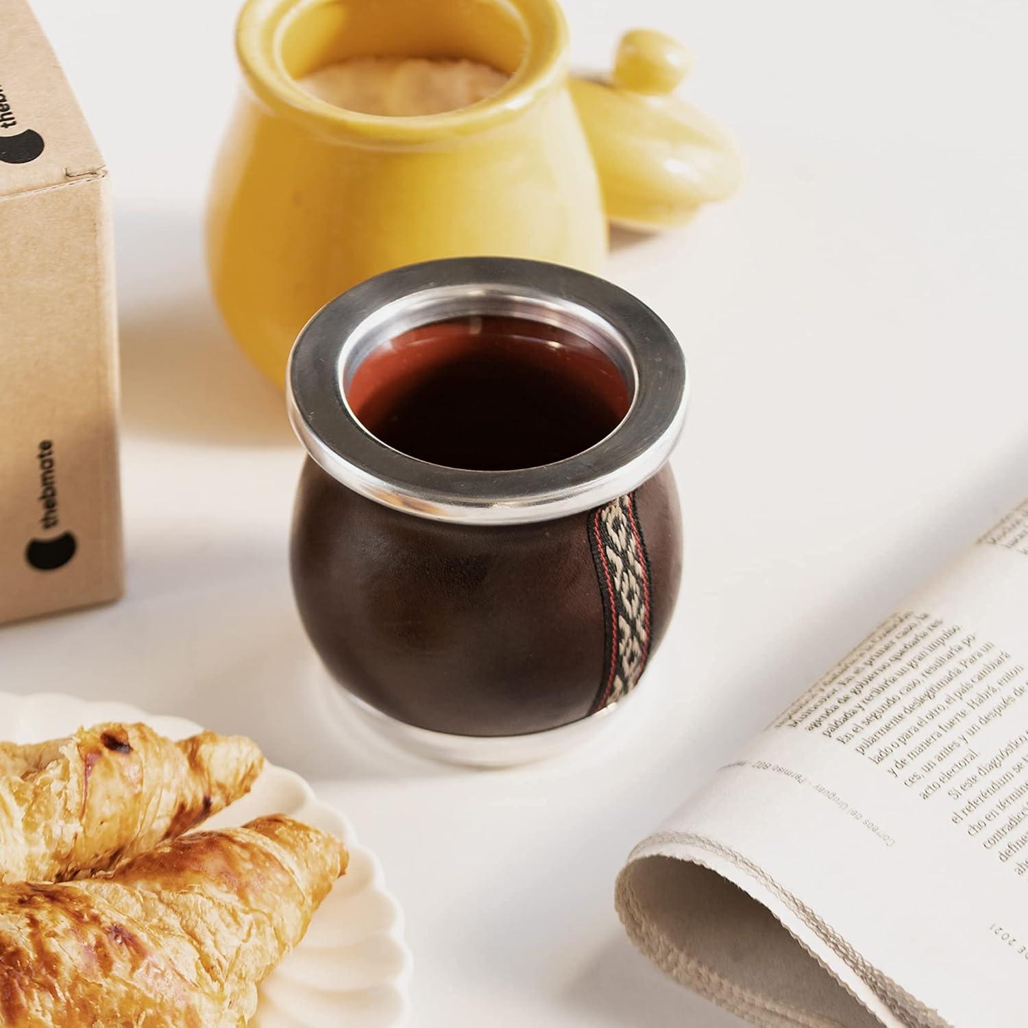 Taza de Yerba Mate Cerámica TheBmate - Calabash 207ml Marrón