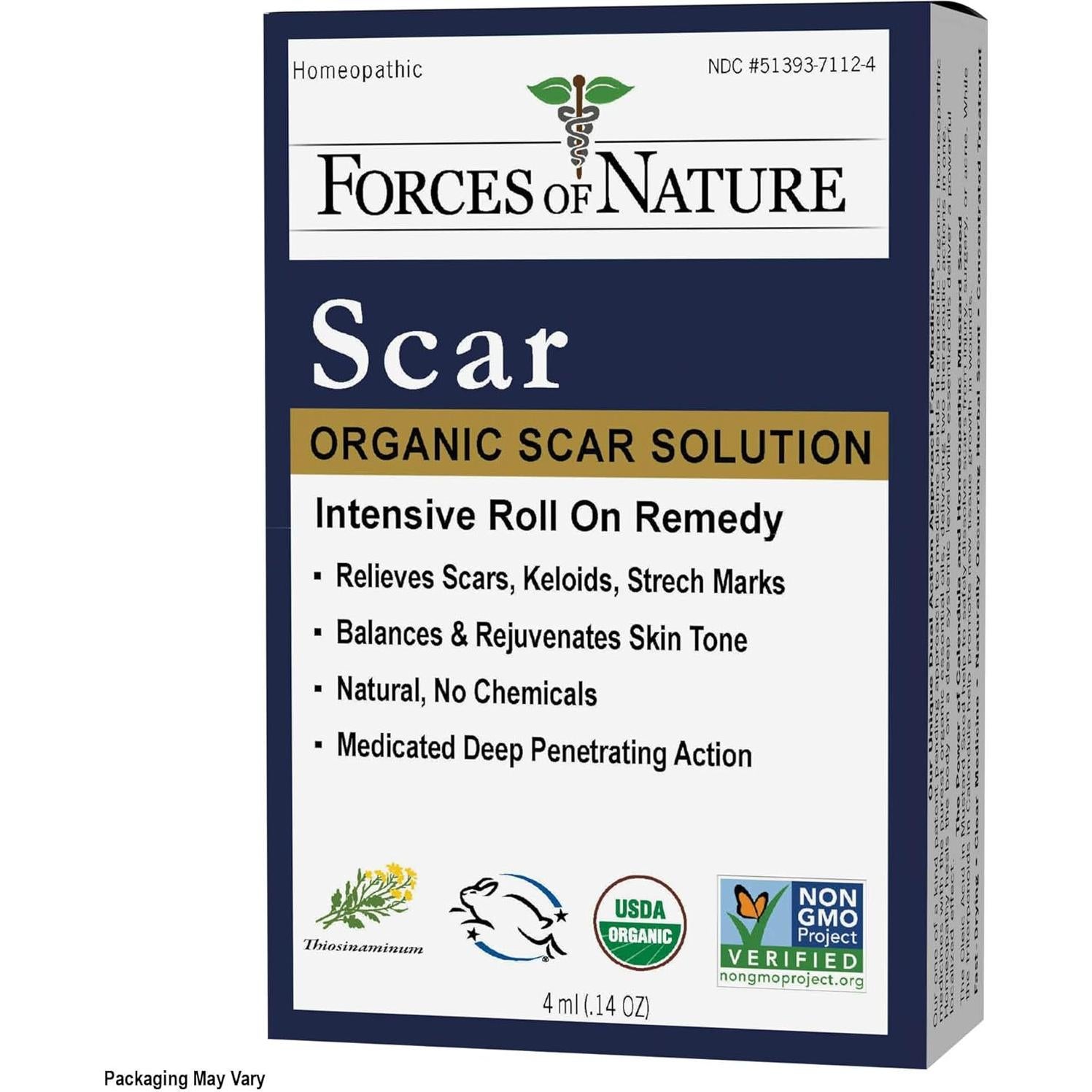 Rodillo Orgánico Control de Cicatrices Forzas de la Naturaleza 4.14 ml