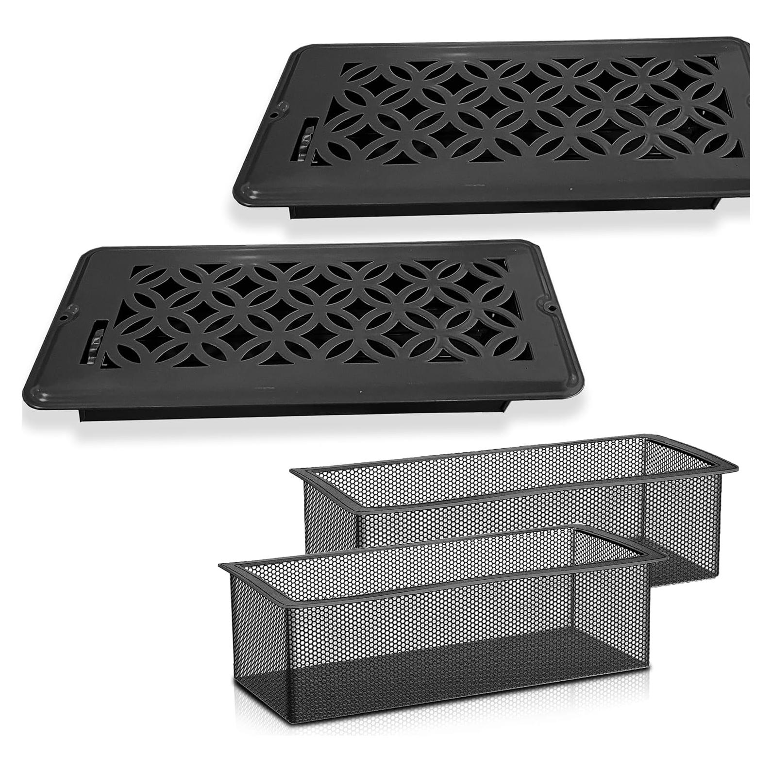 Rejilla de Ventilación de Piso LPECMX 10x25 cm con Filtros