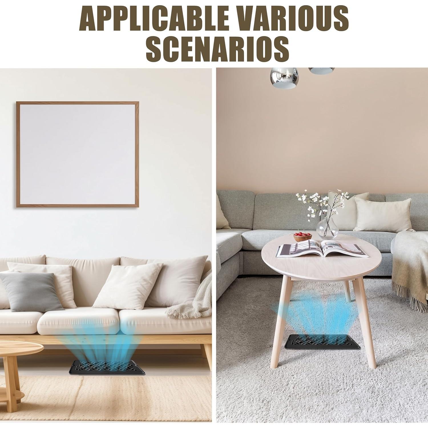 Rejilla de Ventilación de Piso LPECMX 10x25 cm con Filtros