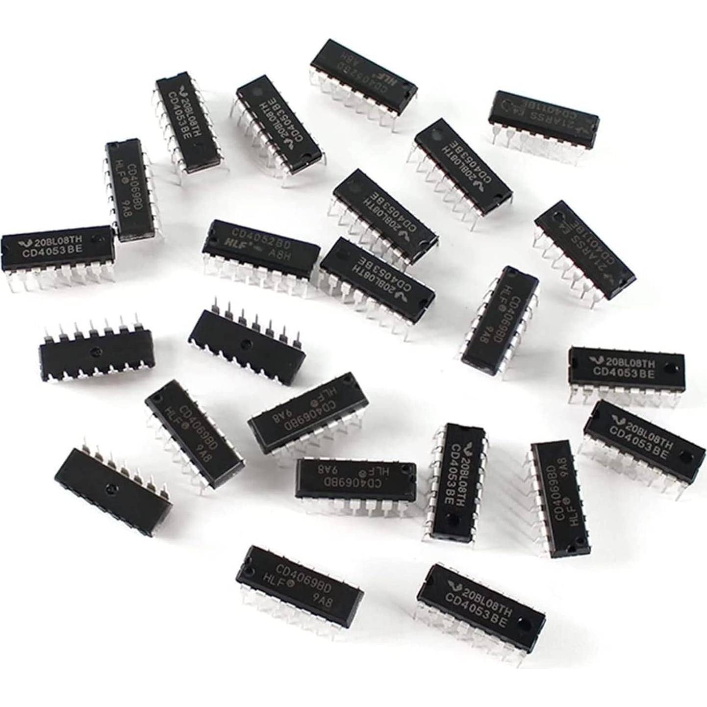 Kit de Circuito Integrado 40 Pcs ISIGMA CD4011 CD4069