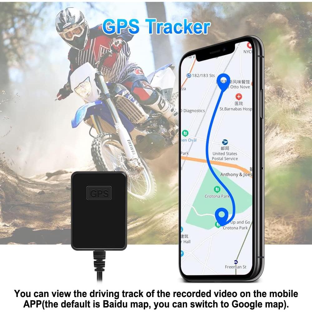 Cámara de Salpicadero VSYSTO Moto WiFi HD 1080P Doble Lente