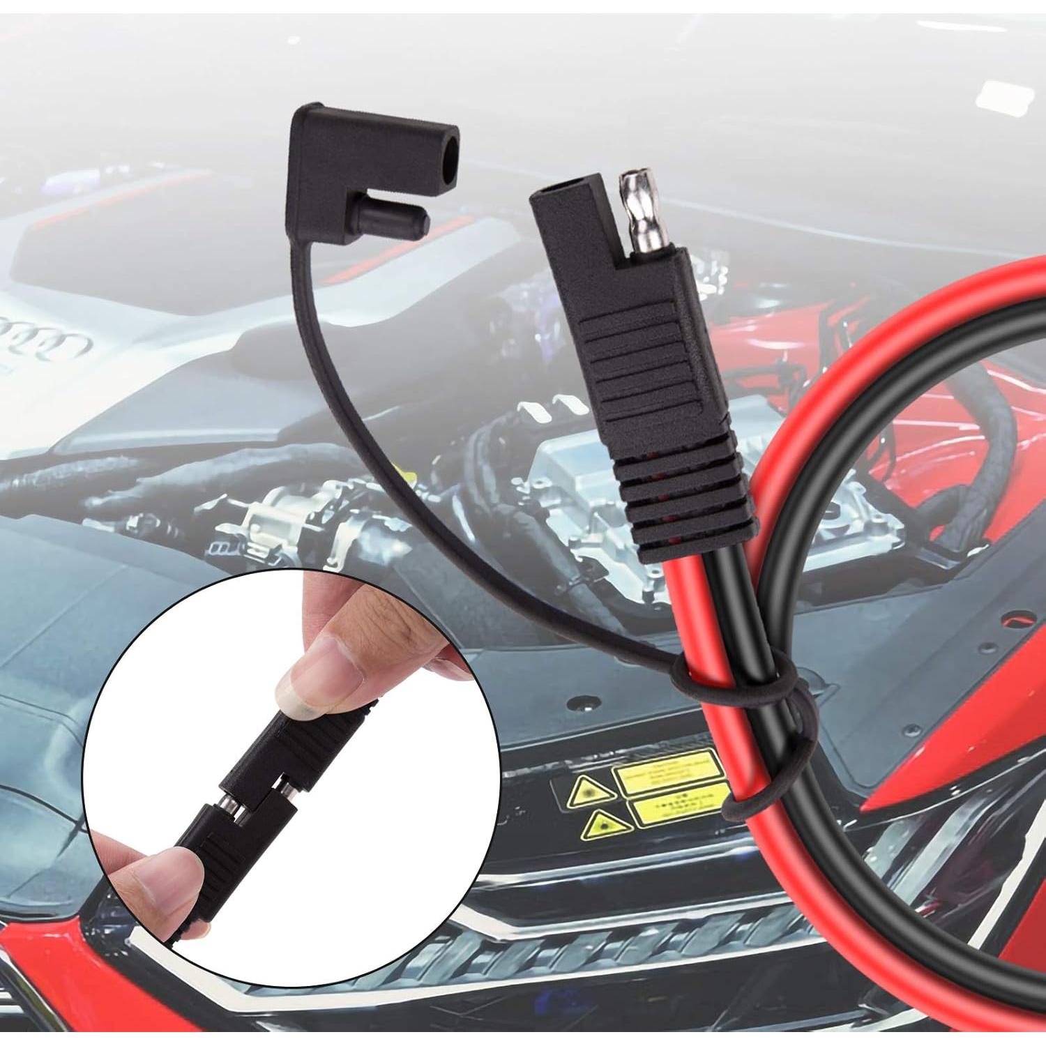 Conector de Batería SAE iGreely 10 AWG 60cm para Coche y Moto