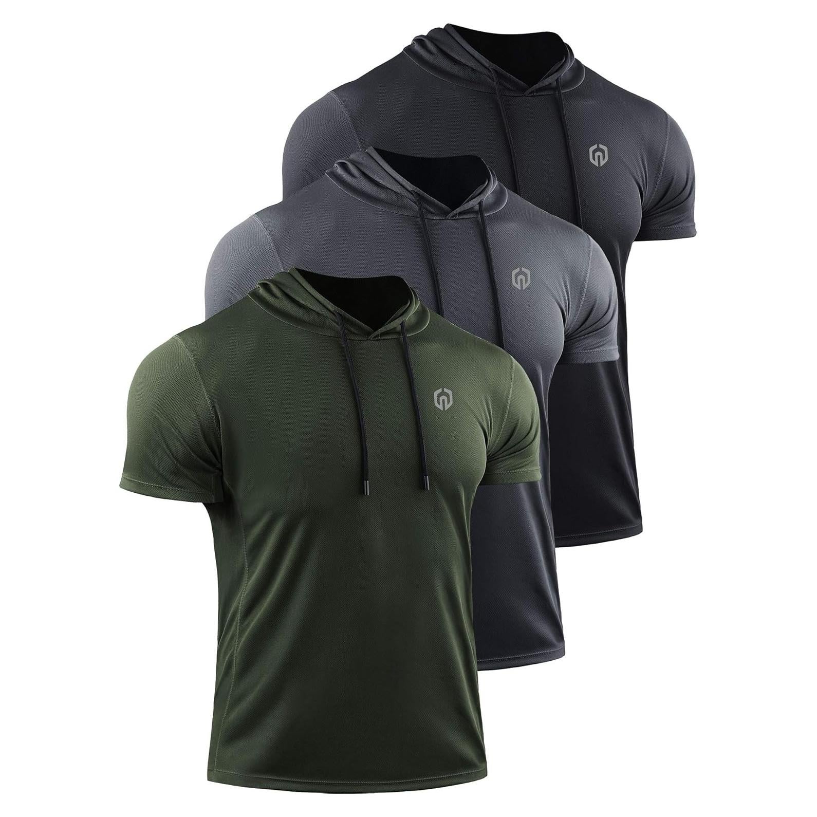 Camiseta Deportiva Neleus Sin Mangas para Hombre - 3 Pzs