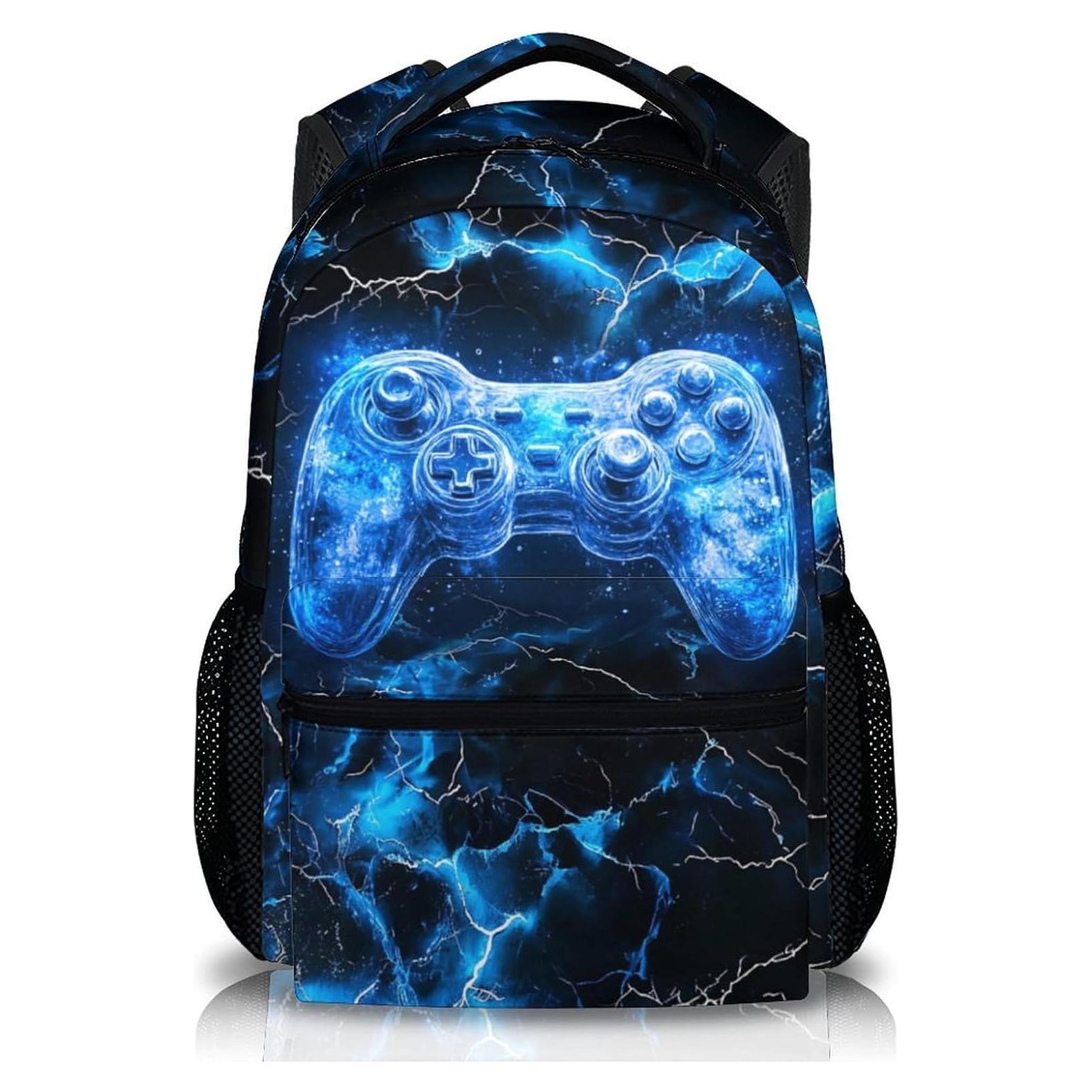 Mochila Escolar Colorida Azul 30.5x13.7x43.2cm Niños