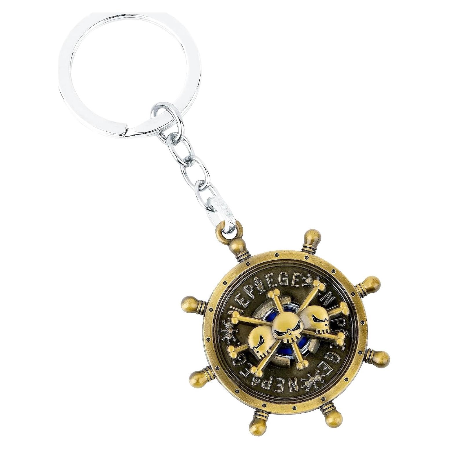 Llavero One Piece Luffy Oro Premium Coleccionable 3D