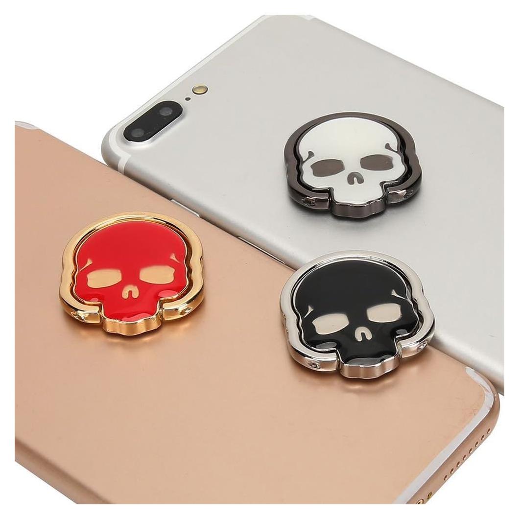 Soporte Anillo para Teléfono ZOEAST 3PCS Ajustable 360° Calavera