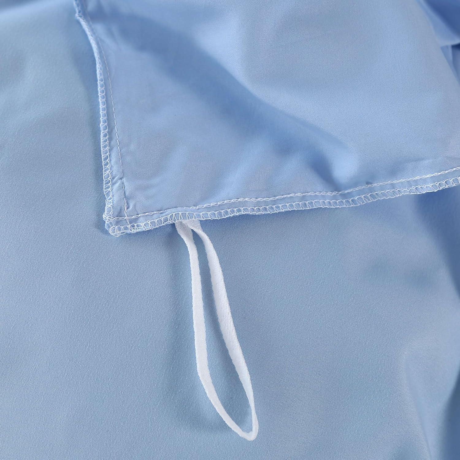 Funda de Edredón Reina SDIII Azul Claro Microfibra 3 Piezas