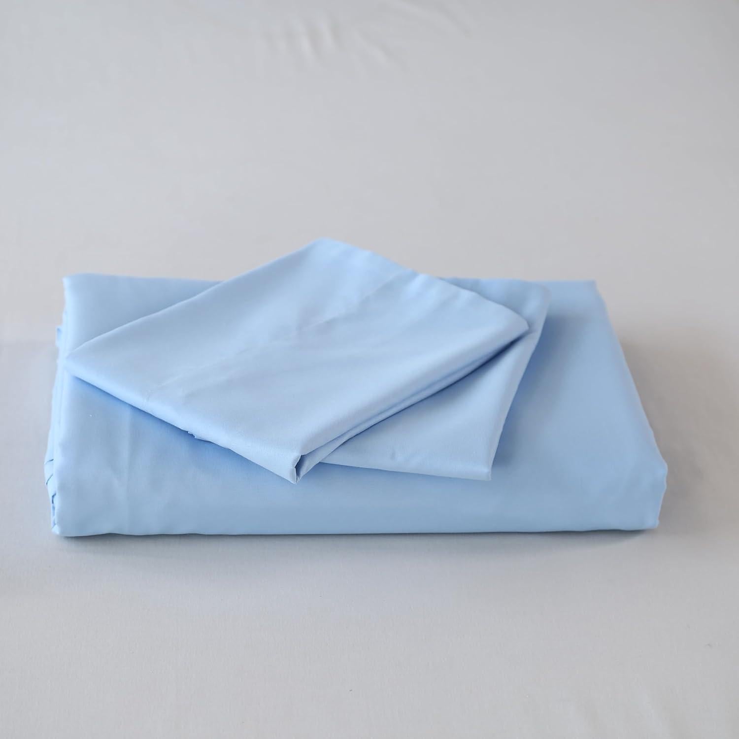 Funda de Edredón Reina SDIII Azul Claro Microfibra 3 Piezas