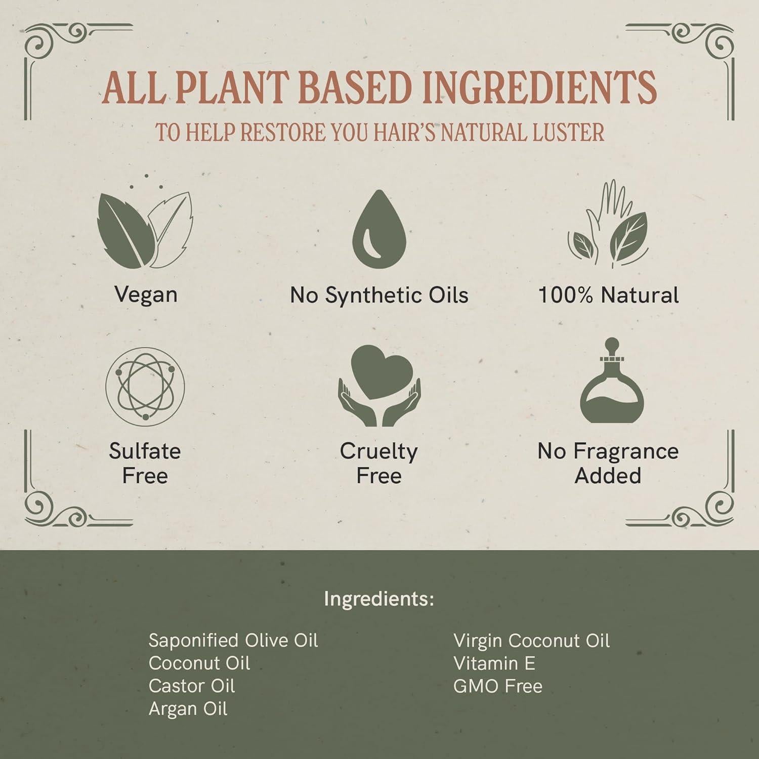 Champú Sólido J.R. LIGGETT'S 99g Coco y Argán Sin Fragancia