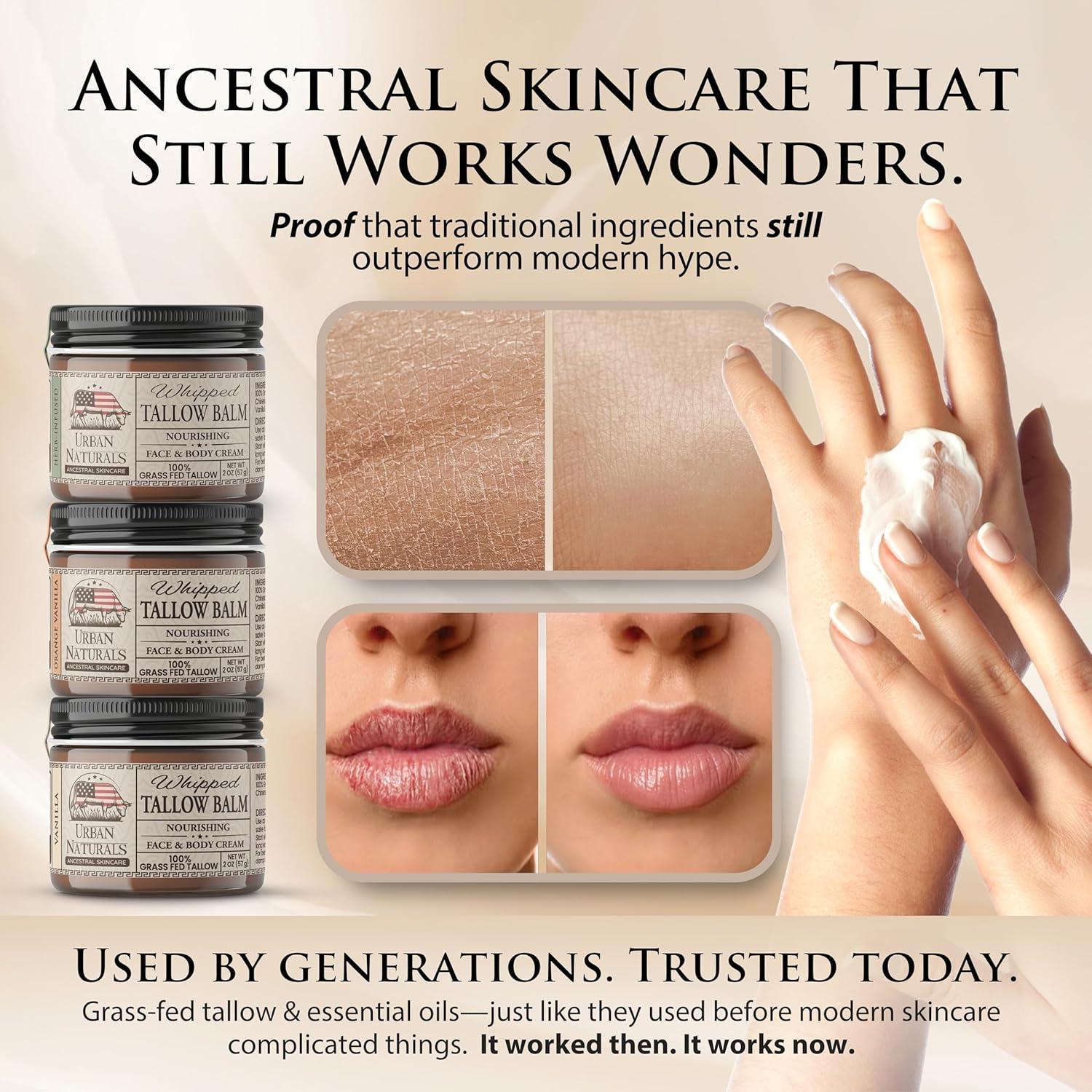 Bálsamo de Tallow Urban Naturals 56.7g Sin Fragancia para Piel