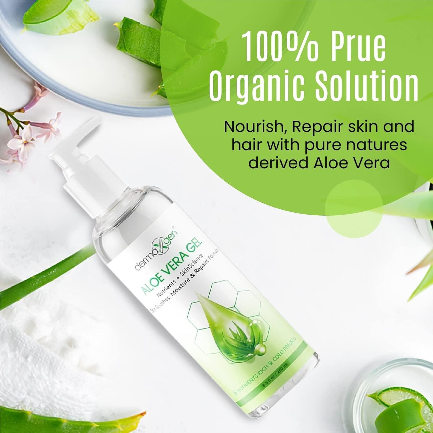 Gel de Aloe Vera Dermaxgen 250 ml - Hidrata y Repara Piel