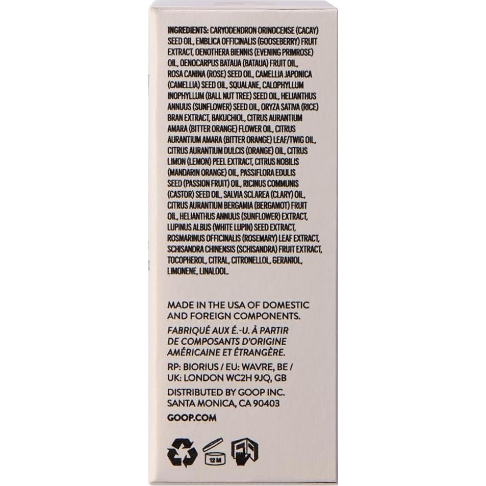 Aceite Facial Hidratante goop Beauty 29.57 ml - Antienvejecimiento