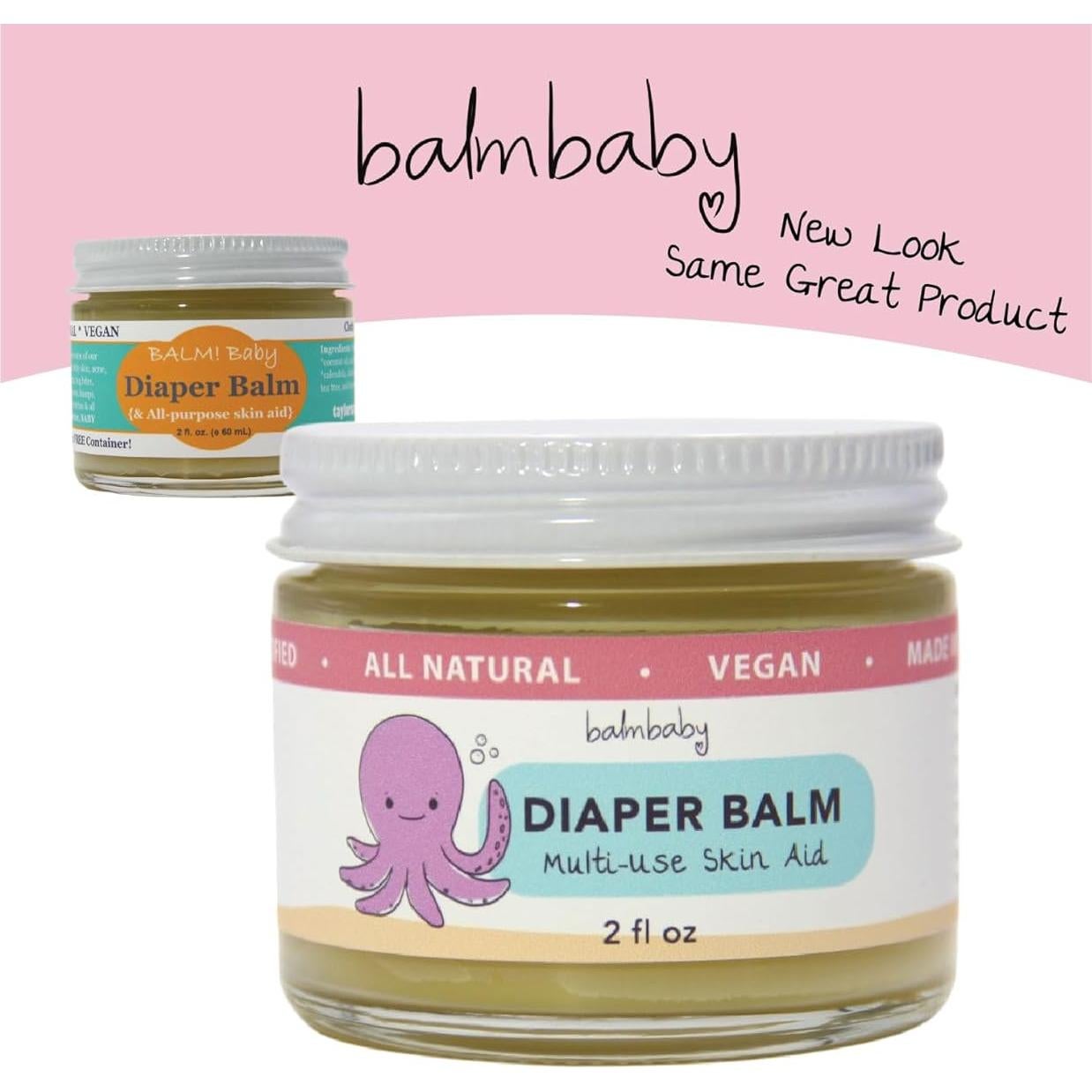 Bálsamo para Pañales Balm Baby 2oz - Natural y Vegano