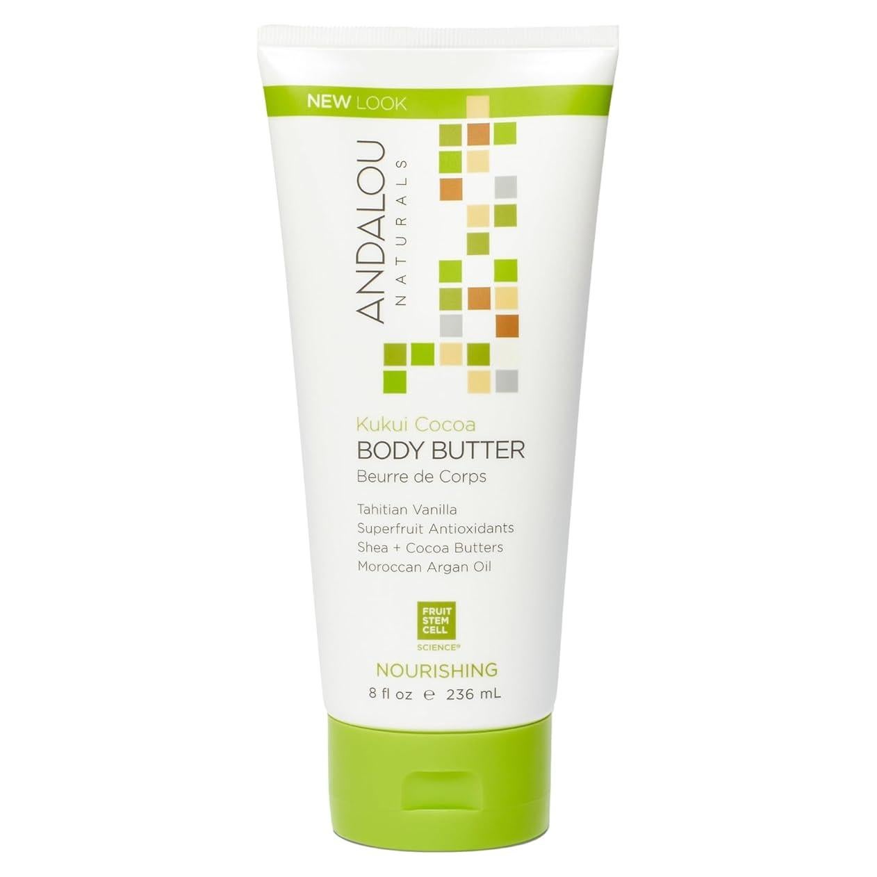 Manteca Corporal Nutritiva Andalou Naturals Kukui Cocoa 227 g