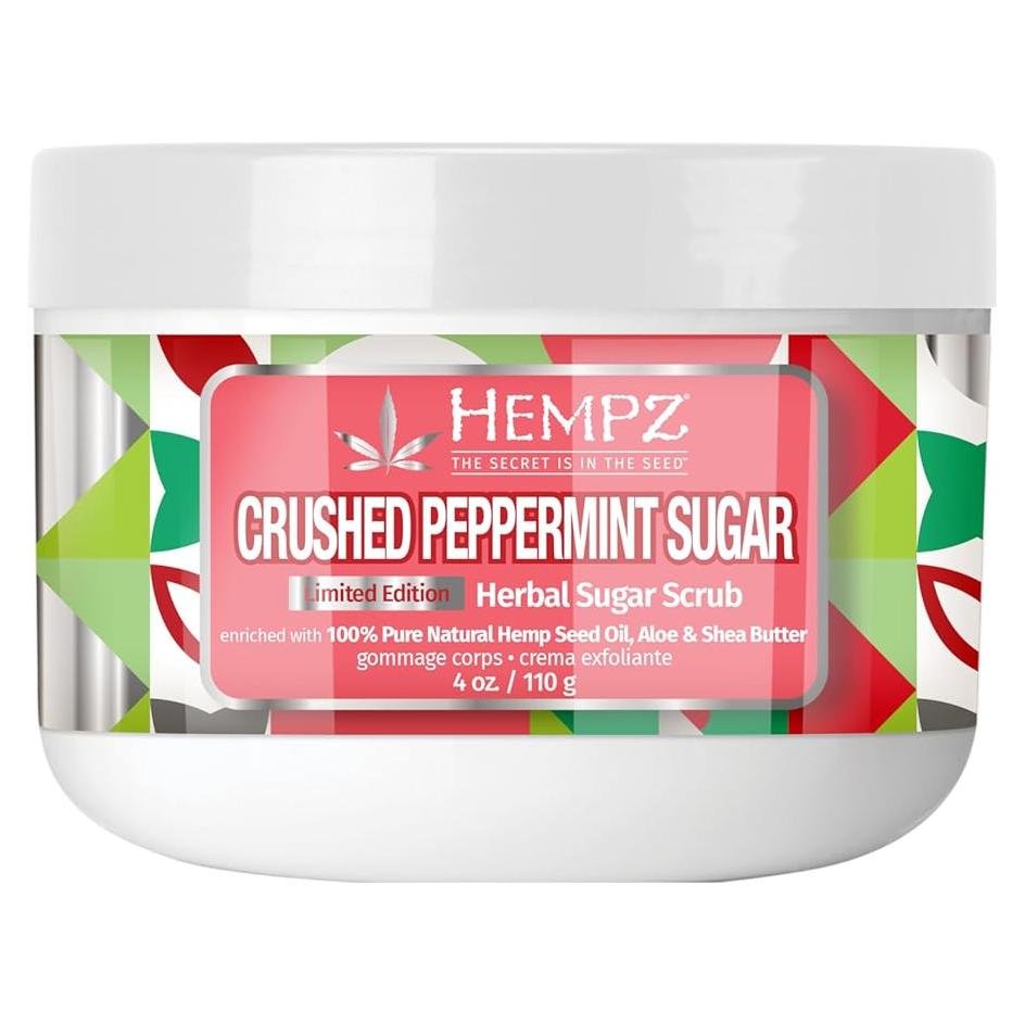 Exfoliante Corporal de Azúcar Hempz 113 g - Menta Triturada