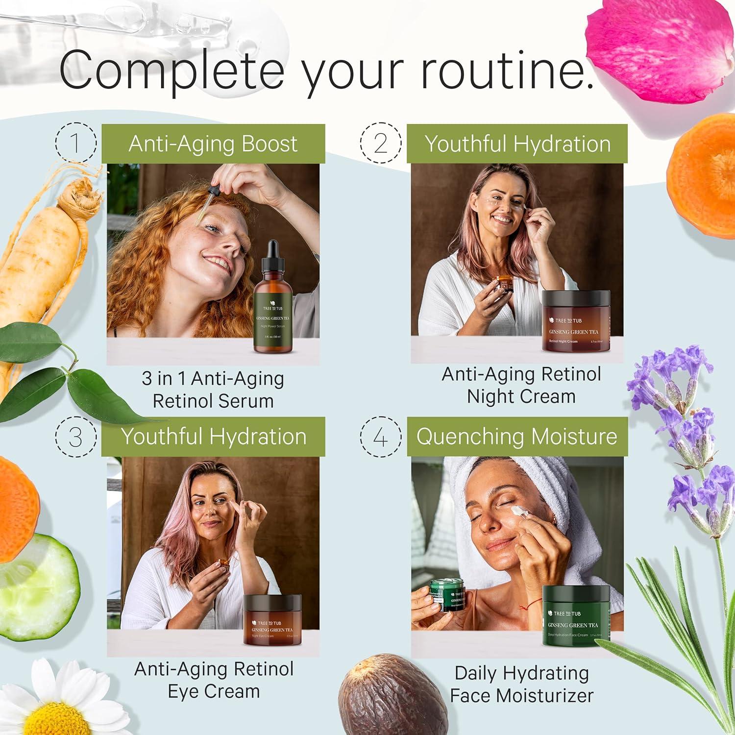 Crema Hidratante Anti Envejecimiento Tree to Tub 54g Retinol