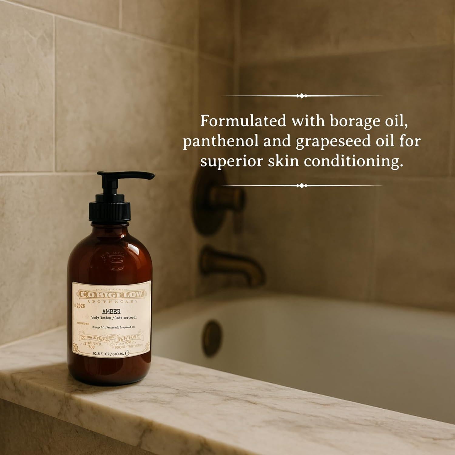 Loción Corporal Nutritiva C.O. Bigelow Ámbar 310 ml