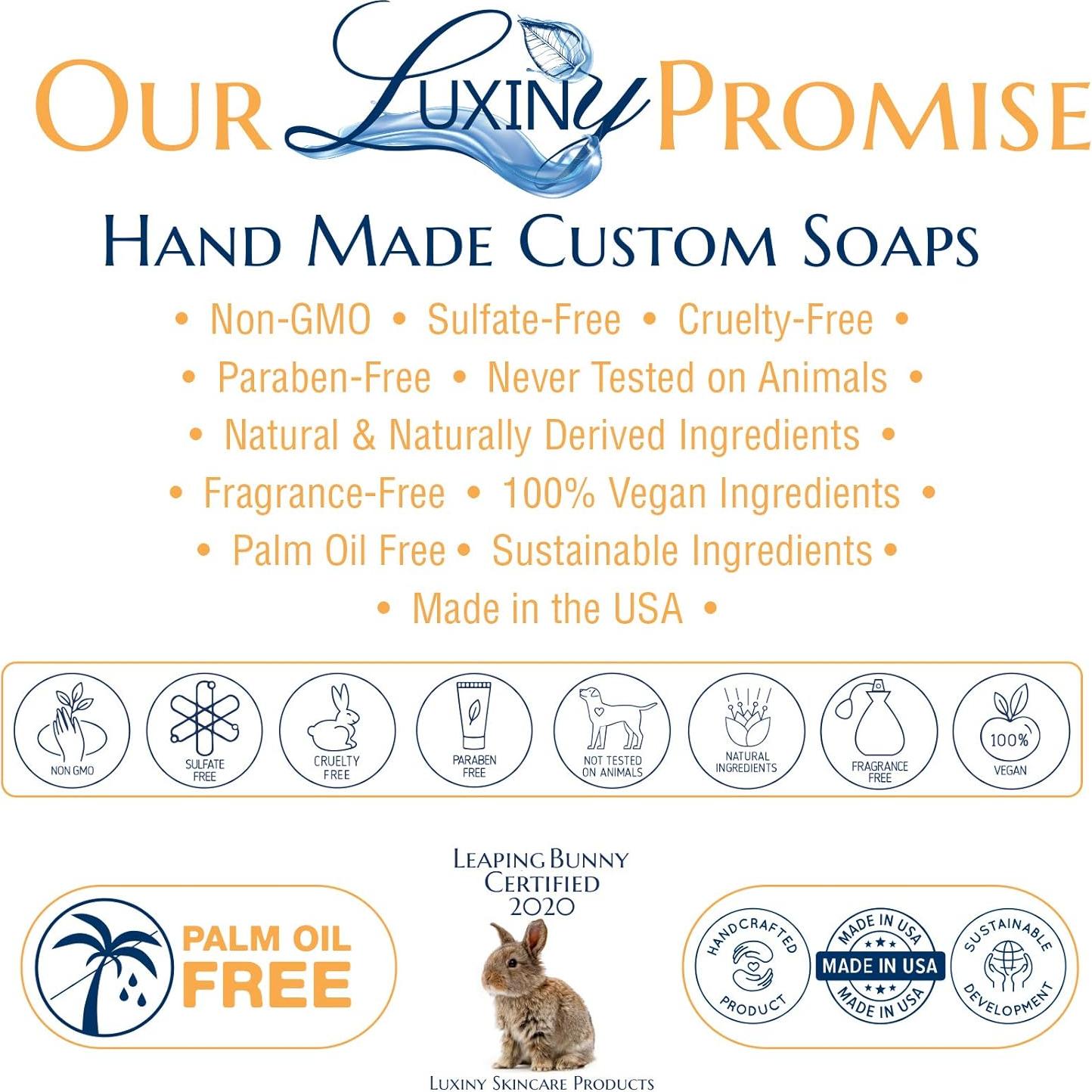 Jabón Natural para Hombres Luxiny - 3 Aromas Esenciales