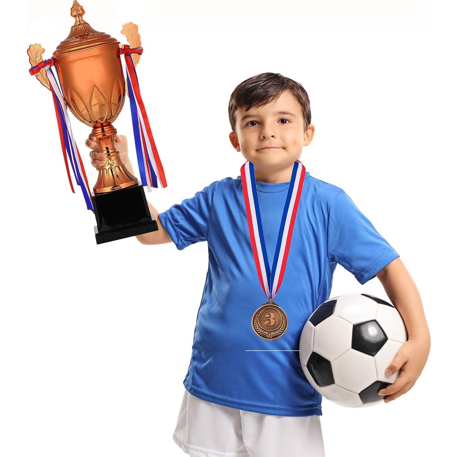 Trofeo de Premio Dorhui 41.9 cm Bronce con Medalla y Cinta