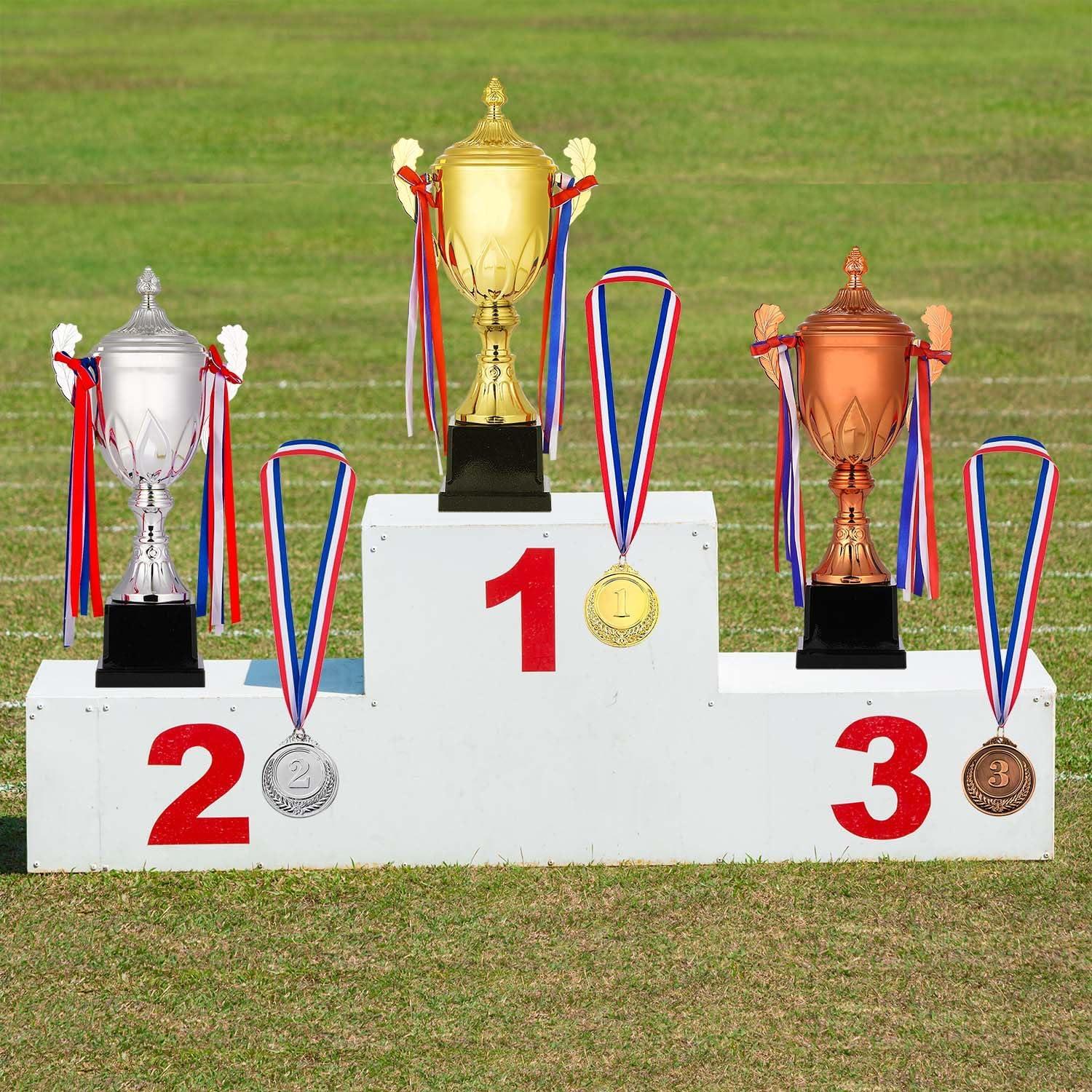 Trofeo de Premio Dorhui 41.9 cm Bronce con Medalla y Cinta