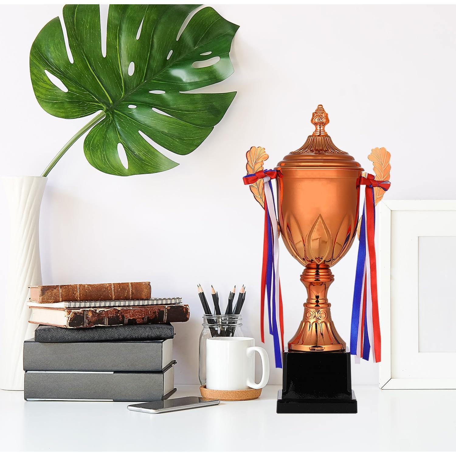 Trofeo de Premio Dorhui 41.9 cm Bronce con Medalla y Cinta