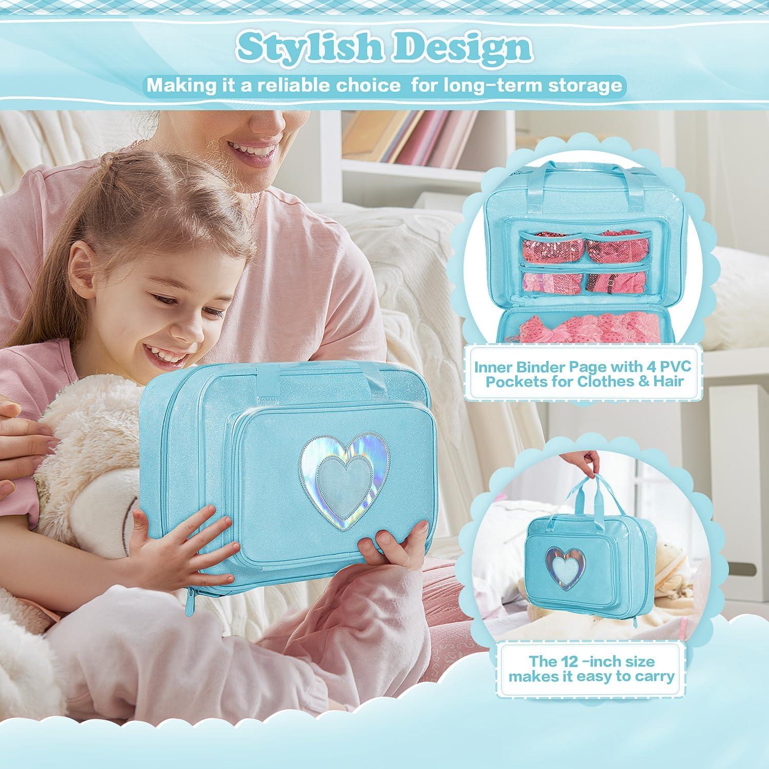 Funda de Transporte para Muñecas Barbie 30.48 cm Azul