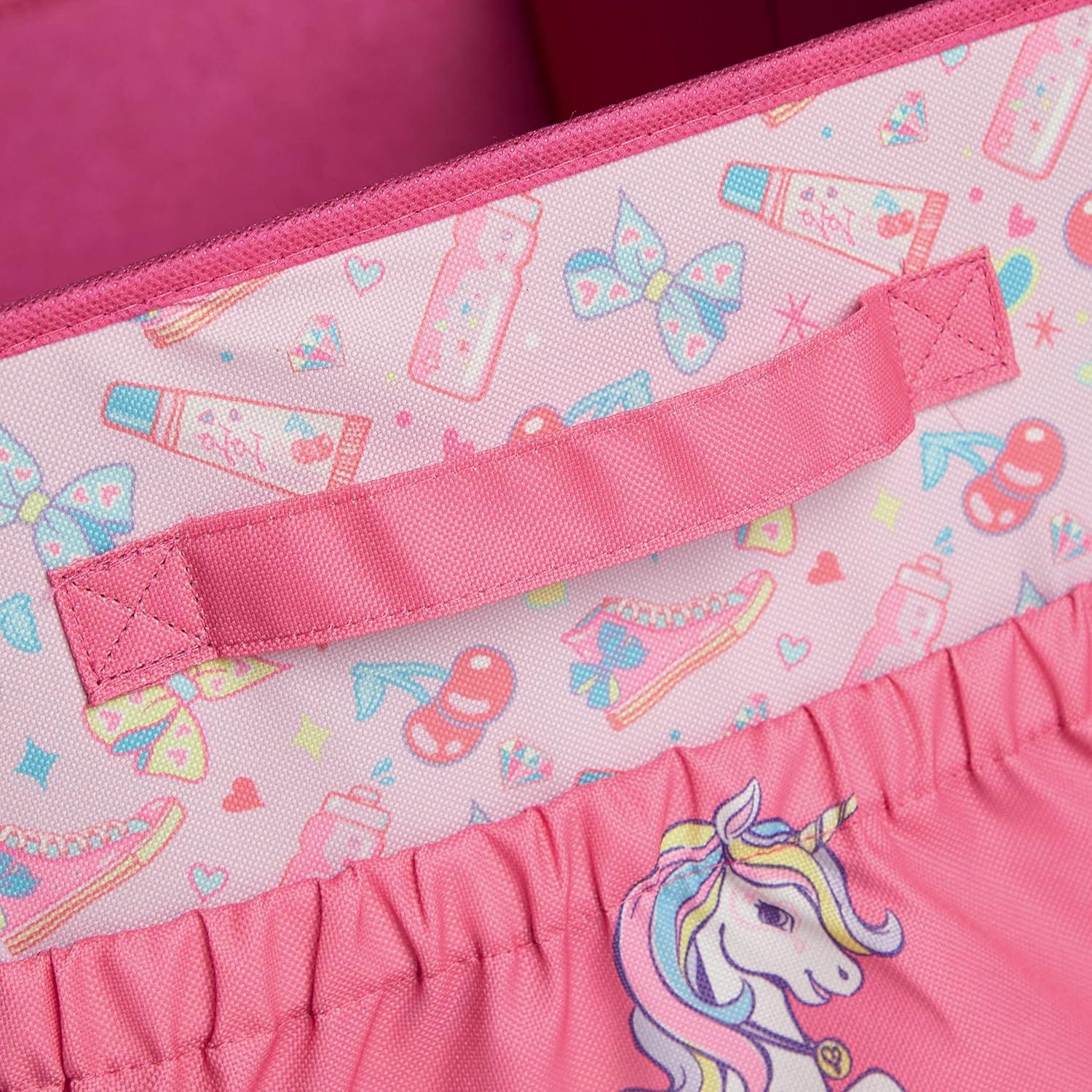 Contenedor de Almacenamiento JoJo Siwa Plegable 38x25x23 cm