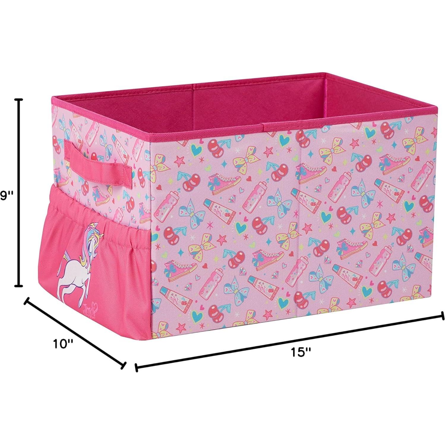 Contenedor de Almacenamiento JoJo Siwa Plegable 38x25x23 cm