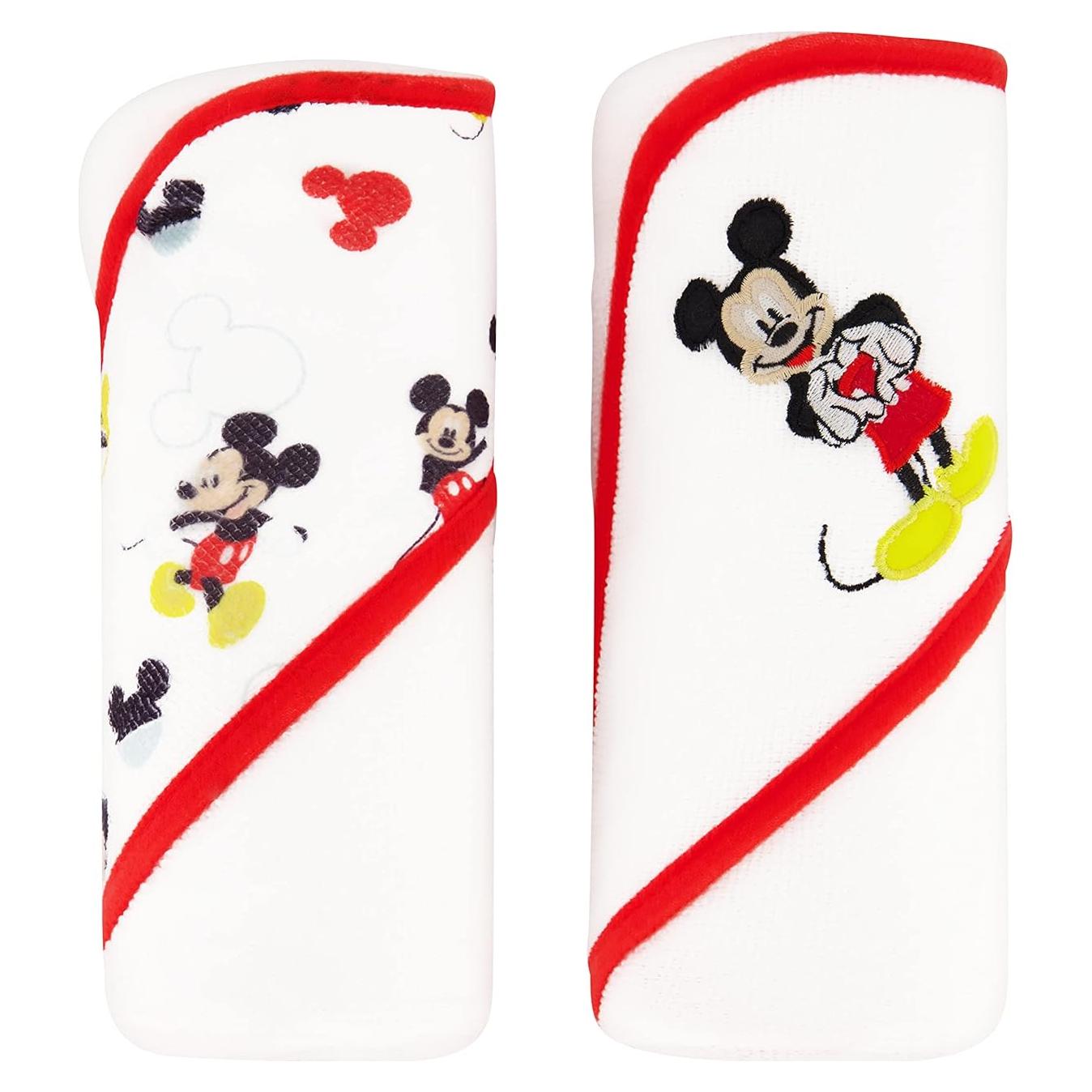 Toallas con Capucha Disney Baby Mickey Mouse - Paquete de 2